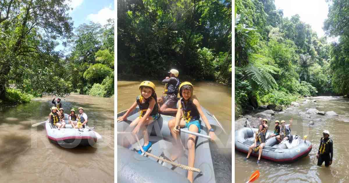 rafting kids bali